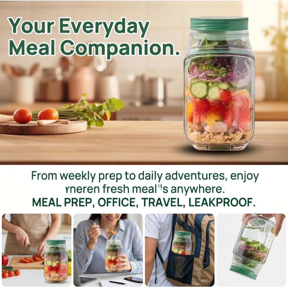 SaladSafe™ Salad Jar