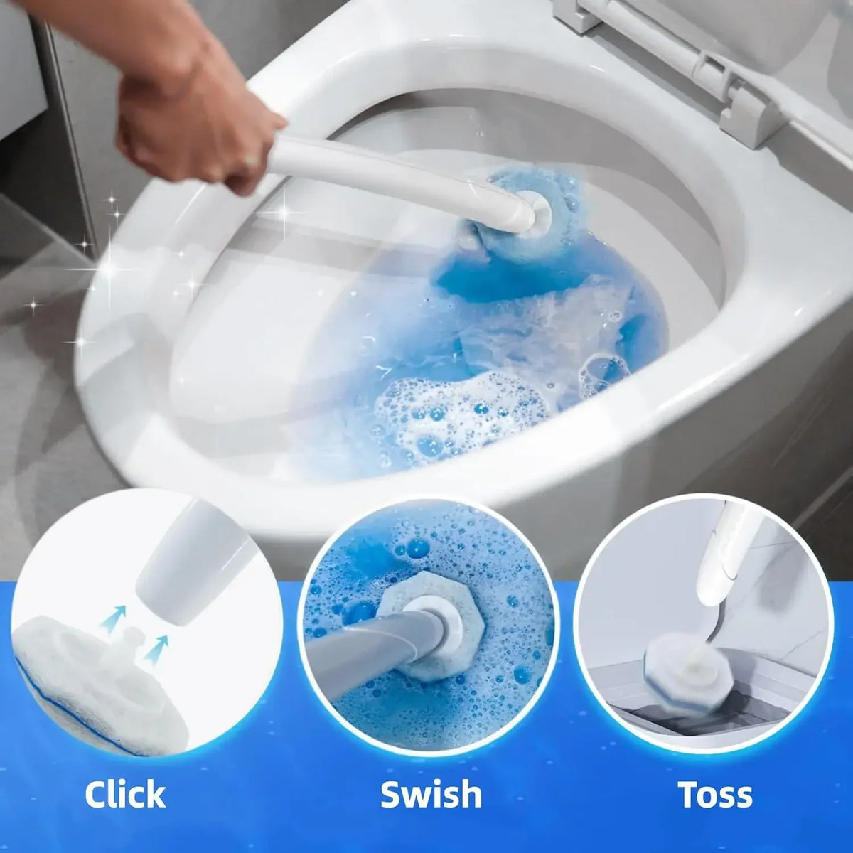 QuickToss™ Toilet Brush