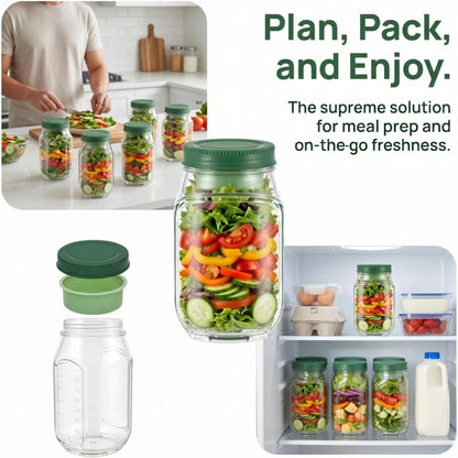 SaladSafe™ Salad Jar
