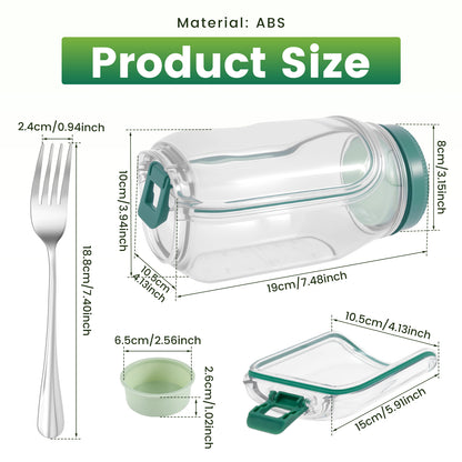 SaladSafe™ Salad Jar