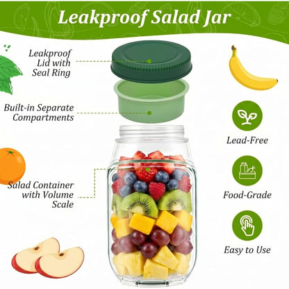 SaladSafe™ Salad Jar