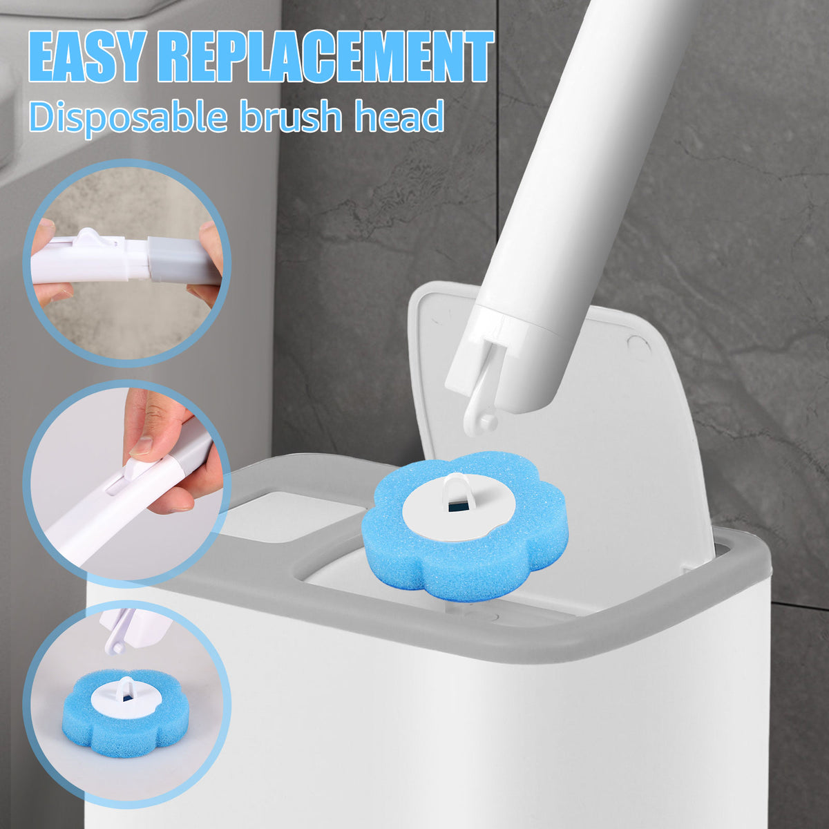 QuickToss™ Toilet Brush